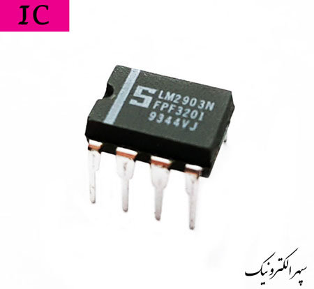 2 X LM2903N – 2-fach Komparator IC, National Semiconductor, 8-Pin DIP